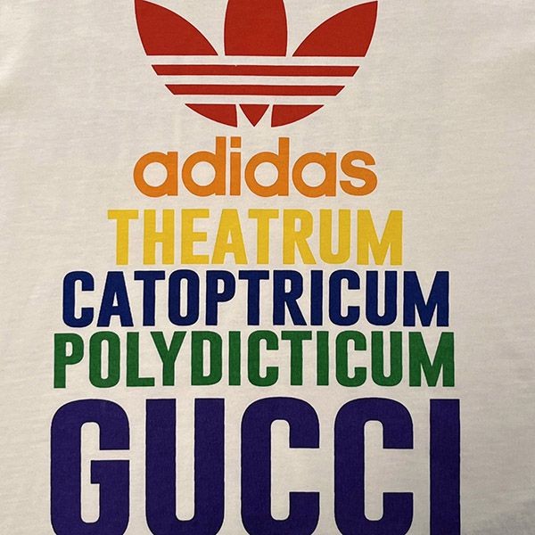 おすすめ adidas×グッチ★コットンジャージー Tシャツ guw27024